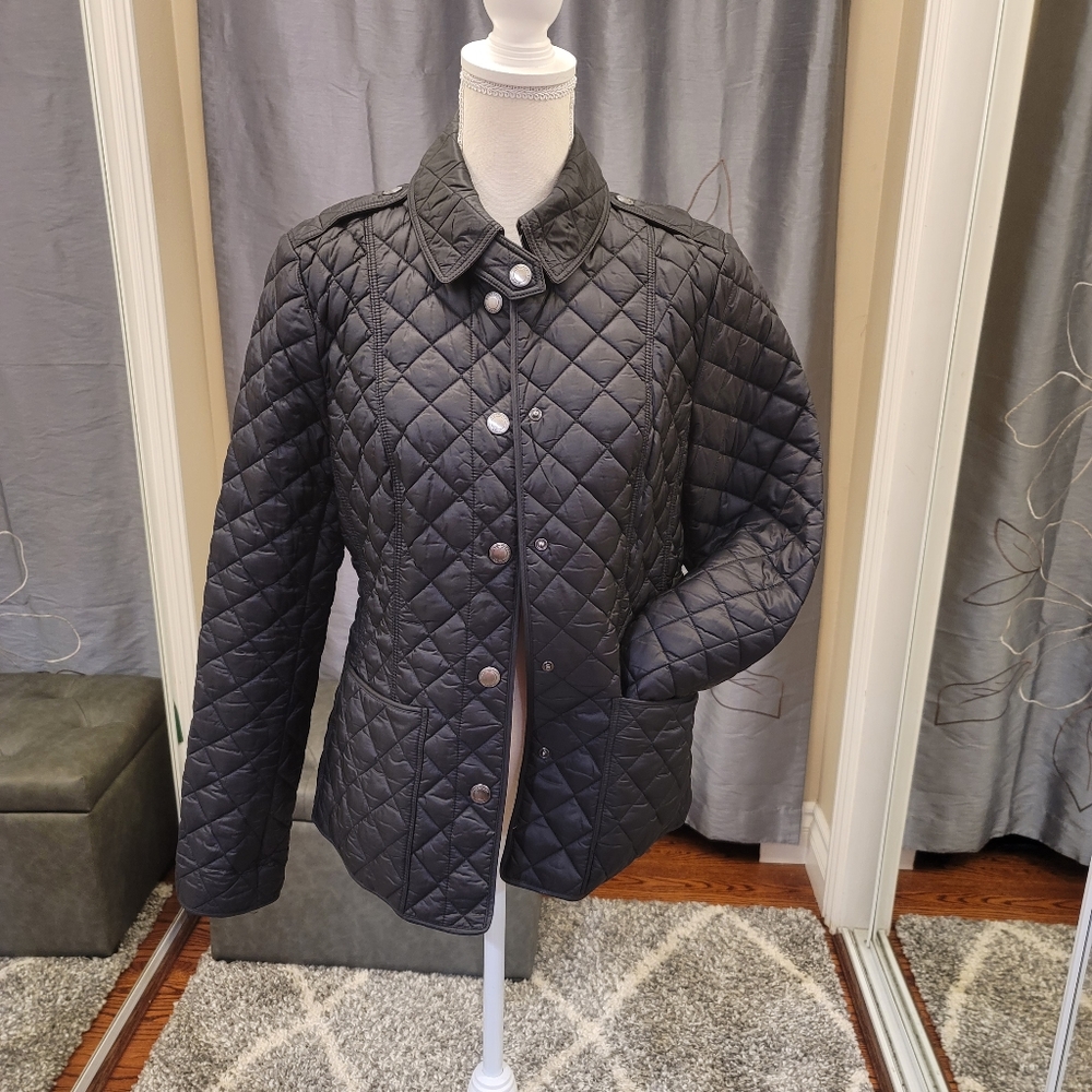 Authentic Burberry Thermoregulated Diamond Quilted Jacket.